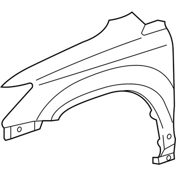 Lexus 53801-0E010 Fender Sub-Assy, Front RH