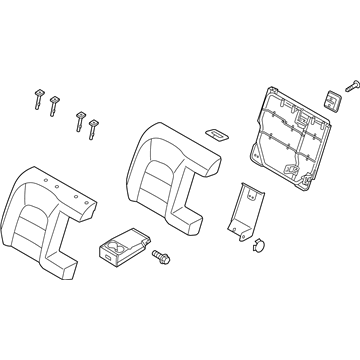 Kia 89400A7500K3A Back Assembly-Rear Seat RH