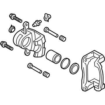 Hyundai 58311-0WA00 Caliper Kit-Rear Brake, RH