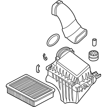 BMW 13-71-7-503-559 Intake Silencer