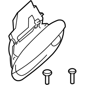 BMW 51-21-7-197-328 Outer Door Handle, Left