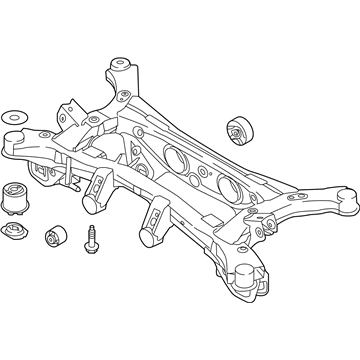 Hyundai 55405-D3150 Crossmember Complete-Rear