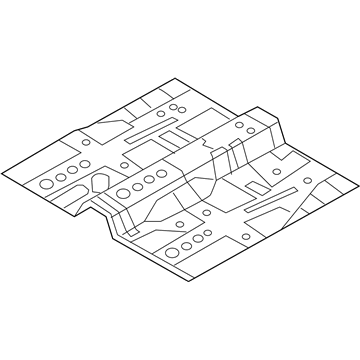 Hyundai 65111-0A000 Panel-Center Floor