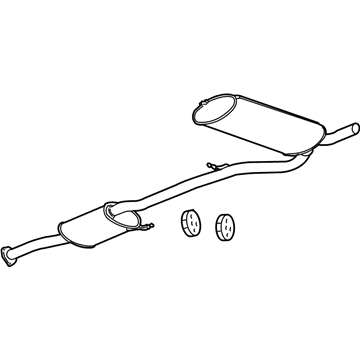 GM 25972190 Muffler & Pipe