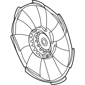 Honda 19020-5TZ-H01 Fan Complete, Cooling