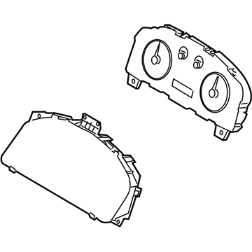 Ford AS4Z-10849-DA Cluster Assembly