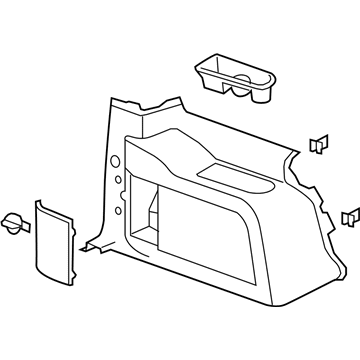 GM 15885780 Panel Asm-Body Side Trim *Vy Light Cashme