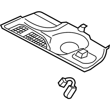 Hyundai 97285-3N000-HZ Cover Assembly-Under, RH