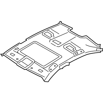 BMW 51-44-7-903-796 Mould.Headlining, Sliding Lift.Roof, Long