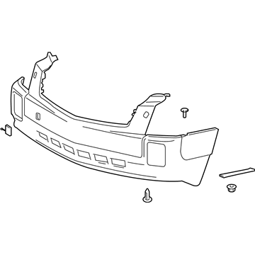 GM 19121106 Bumper Cover