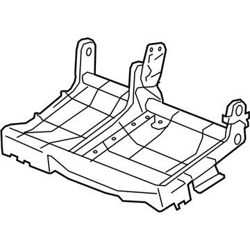 Nissan 88351-4BA1A Frame Assy-Rear Seat Cushion, LH