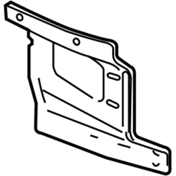 Ford 5C3Z-17B984-AA Bumper Mount Plate