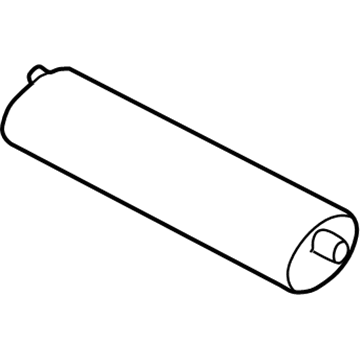 Mopar 52103540AD MUFFLER-Exhaust