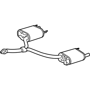 Lexus 17430-50280 Exhaust Tail Pipe Assembly