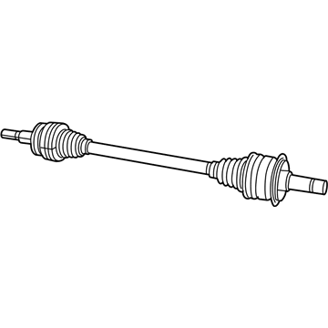 Mopar 53010749AA Rear Left Driver Axle Shaft Assembly