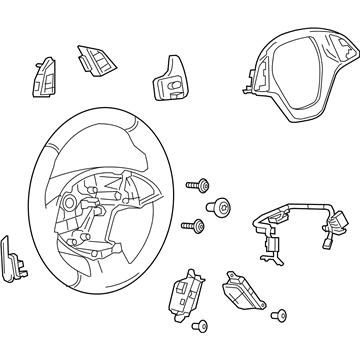 GM 23231491 Steering Wheel