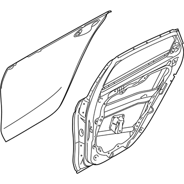 Kia 77003M7000 Panel Assembly-Rear Door