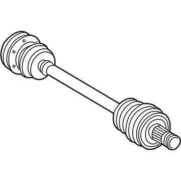 Mopar 5140893AB Axle-Axle Half