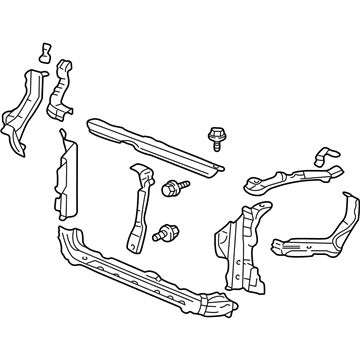 Honda 60400-S9A-A01ZZ Bulkhead, Front