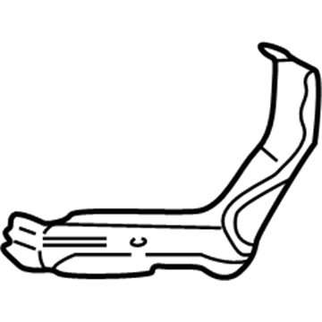 Honda 60461-S9A-A00ZZ Bulkhead, Left Front Side