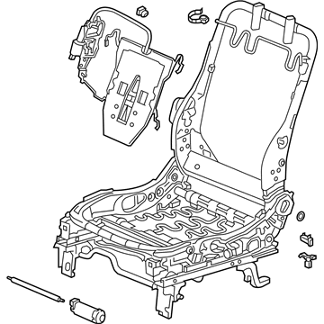 Honda 81526-T0G-L91 Frame Comp L, FR S