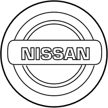 Nissan 40342-ZZ90A Disc Wheel Ornament