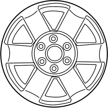 Nissan 40300-ZQ31B Aluminum Wheel