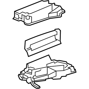 Lexus 83108-06050 Mirror Sub-Assembly, Met