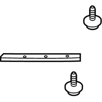 Honda 74192-TS8-A50 Rubber, L. Headlight Seal