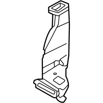 Hyundai 97370-N9000 DUCT-REAR HEATING, RH