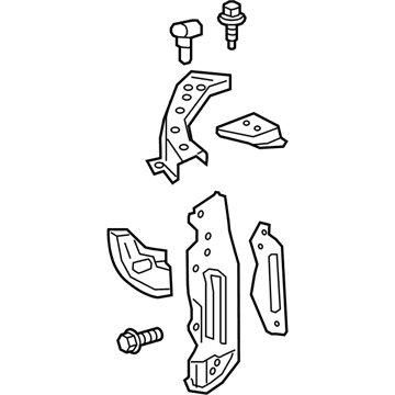 Lexus 53203-24902 Support Sub-Assy, Radiator