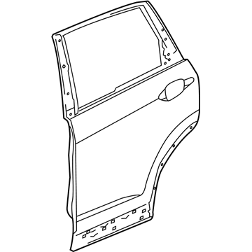 Honda 67510-T0J-X90ZZ Panel Comp, R RR D