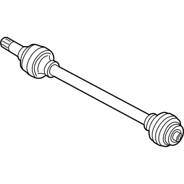 BMW 33-20-8-487-534 OUTPUT SHAFT, REAR RIGHT