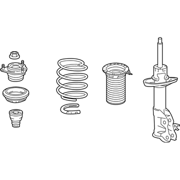 Honda 51601-SNC-A14 Shock Absorber Assembly, Right Front