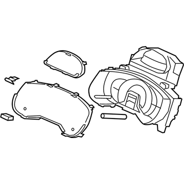 Honda 78100-TM8-A51 Meter Assembly, Combination