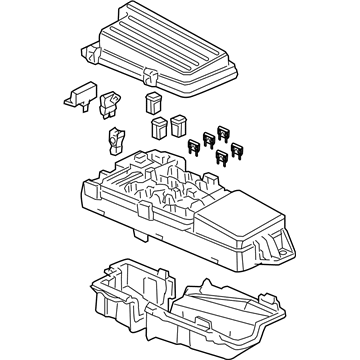 Honda 38250-SDR-A01 Box Assembly, Relay