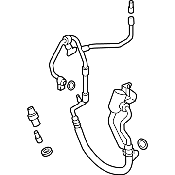 Ford F2GZ-19972-C Lower Pressure Hose