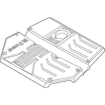 BMW 13-71-8-093-911 ENGINE COVER