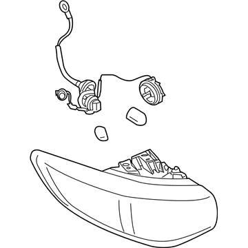 Infiniti 26550-1CA0A Lamp Assembly-Rear Combination, RH