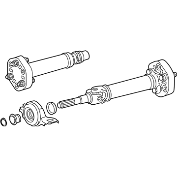 Lexus 37100-53120 Shaft Assy, Propeller W/Center Bearing