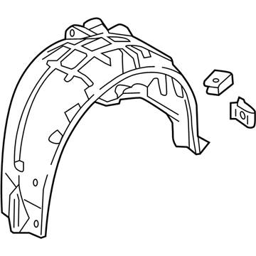 Honda 74552-TGG-A00 Fender, R. RR. (Inner)