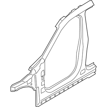 BMW 41-00-7-436-157 Column A Exterior, Left