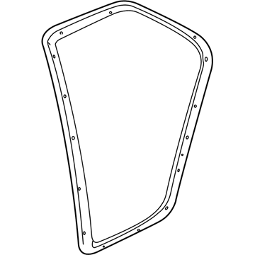 GM 15147501 Weatherstrip, Rear Side Door