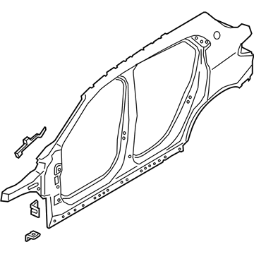 BMW 41-00-7-467-309 Side Frame, Exterior, Left