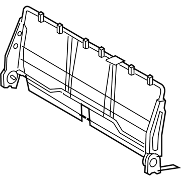 Toyota 71630-04120 Seat Back Frame