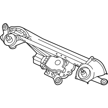 Nissan 28800-6LB0A Drive Assy-Windshield Wiper