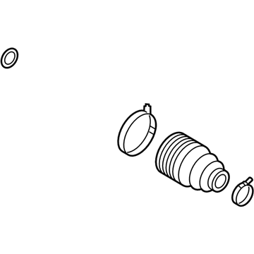 Nissan C9741-7S000 Repair Kit - Dust Boot, Inner