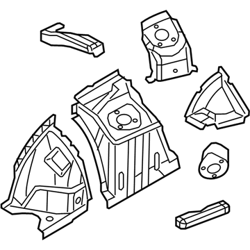 Mopar 68444164AA WHL/HOUSE-Front WHEELHOUSE