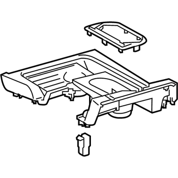 Toyota 58804-0C100-C0 Front Panel