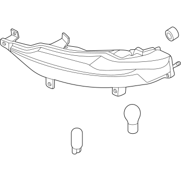 Hyundai 92405-N9000 LAMP ASSY-SIDE T/SIG & REAR, LH